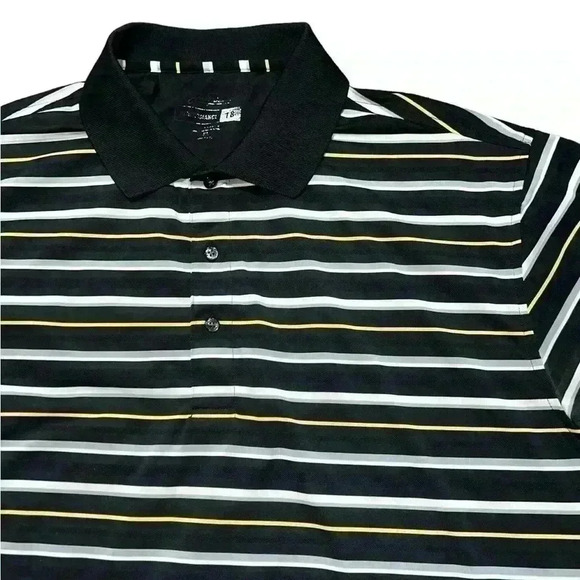 **Black Striped Jack Nicklaus Memorial Tournament Polo** - Picture 4 of 7
